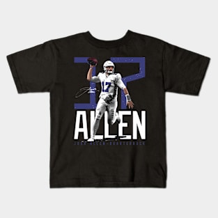 Josh Allen Buffalo Bold Number Kids T-Shirt